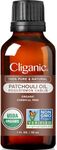 Cliganic Organic Patchouli Essential Oil - 100% Pure Natural for Aromatherapy Diffuser | Non-GMO Verified