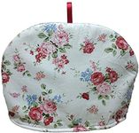 Tea Cosy - Vintage Cotton Printed Tea Cozy for Teapots Keep Warm - Double Insulated Kettle Cover Breakfast Warmer Kitchen Tea Pot Dust Cover