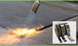 Mind The Gap Tarmac Asphalt Joint Repair Overband Tape 50mm wide x 10m Long Driveway Road & Path