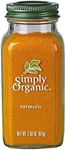 Simply Organic Turmeric Large glass, 67g