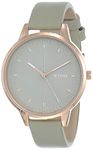 Titan Women's Precision Simplicity Analog Watch: Green Gradient Dial with Leather Strap-NS2648WL01