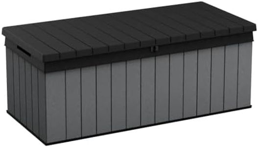 Keter Outdoor Storage Box Darwin, Grey, 380 Litre Capacity
