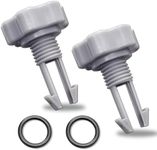 Atigrado Replacement Parts# 10460 Air Release Valves with O-Ring 25003 Replacement Part Seals Kits, Compatible with Intex Pool Filter Pumps 1500 GPH and below (2-Pack)