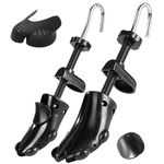 Msentuo Shoe Stretcher Shoe Trees,Adjustable Length and Width for Men and Women,4-Way Adjustable Shoe Expander Widener Shoe Crease Protector (S(for Women's Size Us 5.5-10), Black)