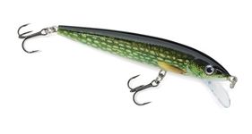 Rapala HJ12PKL Husky Jerk Fishing Lure, Live Pike, 4-3/4", 7/16 oz