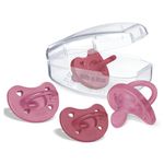 chicco Physioforma Silicone Pacifier 16-36 Months, Soft and Delicate, Supports Physiological Breathing and Promotes The Proper Development of Mouth, Pink and Fuxia, 4 Pieces