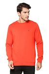 Allen Solly Men's Cotton Crew Neck Regular Sweatshirt (Asstorgpf16842_Orange_3Xl)