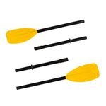 ECOMISTIQ®2Pack PVC Ribbed French Oars 122cm Adjustable Canoe Lightweight Kayak Paddle|Sporting Goods|Water Sports|Kayaking Canoeing & Rafting|Paddles