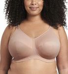 Goddess Women's Plus Size Celeste Wireless Soft Cup Comfort Bra, Fawn, 40O