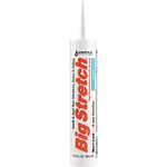 Sashco 10016 10.5oz Sashco Sealants White Big Stretch Caulk and Seal, 10.5-Ounce