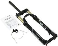 SR SUNTOUR Raidon Fork 27.5 Inches 100 mm Remote Lockout Air QR 9mm Fork Glossy Black, VK1736