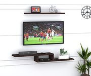 Anikaa Archie Engineered Wood Wall Mount TV Unit/TV Stand/Wall Set Top Box Stand/TV Cabinet/TV Entertainment Unit (Wenge)(Ideal for 43 Inch)(D.I.Y)