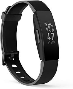Yisica Bracelet Compatible pour Fitbit Inspire HR/Fitbit Inspire, Silicone Bracelet de Remplacement Accessoites avec Fitbit Inspire HR/Fitbit Inspire, Femme Homme, S/L (01 Noir, L)