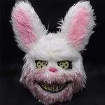 BESSEEK Halloween Scary Mask Rabbit