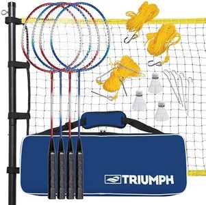 Triumph Competition Badminton Set with Steel Construction