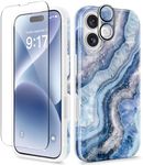 GVIEWIN Marble for iPhone 16 Case, 