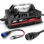 YILEIDE 36V Golf Cart Battery Charger Onboard 18 AMP - Rapid Smart Charger, Lead-Acid Batteries, EZGO, Club Car, Yamaha