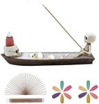 NUOLUTH Skull Incense Burner, backf