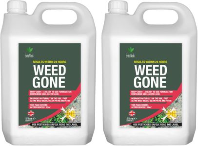 Enviro Works Weed Gone Weedkiller, 2 x 5L – Powerful Garden Herbicide