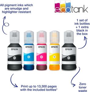 Epson EcoTank ET-5150 Wireless All-in-One Printer – High Capacity Ink