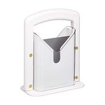 Hoan The Original Bagel Guillotine Universal Slicer, 9.25-Inch, White