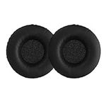 kwmobile Ear Pads Compatible with Sennheiser HD25 / HD25-1 II / HD250BT Earpads - 2x Replacement for Headphones - Black