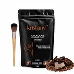 Chocolate Facial Hair Removal Wax Powder, 10 Min Painless Herbal Hair Removal Waxing Powder, All Types Of Hair Skin Hands Legs Underarms Private Bikini Part 100Gm (Chocolate) (Chocolate WAX POWDER PACK OF 1)