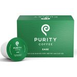 PURITY COFFEE EASE Low Acid Dark Roast K Pod Capsules (12ct Box) | Specialty-Grade USDA Organic Arabica Blend | Third Party Tested for Mold, Mycotoxins & Pesticides