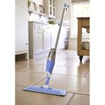 lakeland Hard Floor Lightweight Spray Mop – Refillable Water Tank & Washable Microfibre Pad