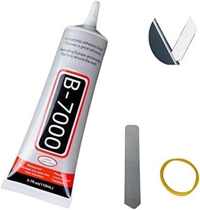 YiJieWZT B 7000 110ML Glue for Phones, Super Glue,Repair Glue,Jewelry Glue,Clear Glue,3.7fl.oz -with 1 Opening Pry Tool spudger,and 2 Rubber Bands