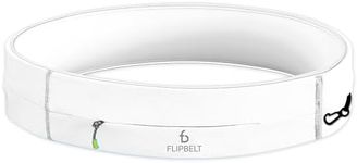 FlipBelt Zipper - White - S, White, Small