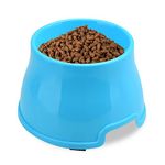 Long Ears Dog Bowl, Spaniel Dog Bowl, Pet Feeding Elevated Bowl for Food and Water, Non-slip Tall Feeder Bowl, Raised bowl for Small Medium Large Dog Breeds (M, Blue)