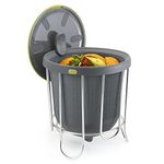 Polder KTH-1415-425 Kitchen Composter, 8 x 8 x 10 Inches, Gray