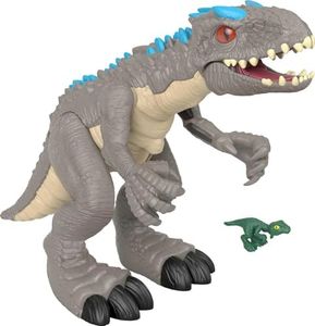 Fisher-Price Imaginext Jurassic World Thrashing Indominus Rex Dinosaur Set for Preschool Kids Ages 3 Years and up