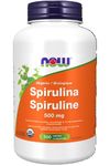 NOW Supplements Organic Spirulina 500mg Tablets, 500 Count