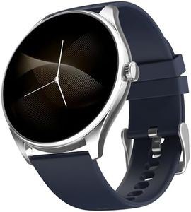 Noise Twist 2 Smart Watch with 1.43” AMOLED Screen, AI Search & Voice Assistant, Bluetooth Calling, Stainless Steel Back, 7-Day Battery, 100+ Watch Faces, Health Suite, IP68 (Space Blue)