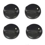 SHIVA ENTERPRISES Gas Stove Button Knob for Kitchen Manual Gas Stove Knob for Butterfly, Usha, Surya, Sun Flame, Super Flame (Color_Black) Piece Set for Kitchen