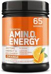 ON Essential Amino Energy | Amino Acid & Energy Formula | 5 Grams of Amino Acids, 100 mg of Naturally Sourced Caffeine, 5 Calories, Sugar Free | 65 Servings (Orange)