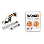 WORX WG801E 20V Zen Cordless Shrub/Grass Shear & WA0004 Replacement Spool and Line for WORX Grass Trimmers