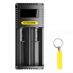 Nitecore Ci2 Intelligent USB-C QC/PD Quick Battery Charger Dual-Slot for Li-Ion/Ni-MH/Ni-Cd/IMR 14500 16340 18350 18650 20700 21700 AA AAA with NITECORE Tag