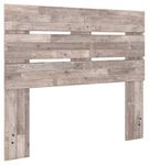 Signature Design by Ashley Neilsville Platform, Full, Whitewash Butcher Block