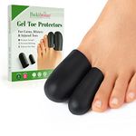 Bukihome 12 Pack Toe Protectors, Gel Toe Caps and Toe Protectors, Silicone Toe Protector for Women & Men, Toe Cushion Prevent Pain Relief for Corns, Blisters and Ingrown Toenails (4 L + 8 S)