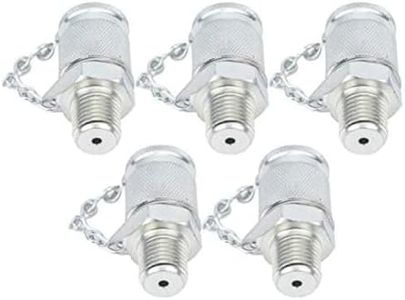 Lyaciomn Hydraulic Test Fitting Kit, Hydraulic Test Adapter for PT/PPT Series Fittings,NPT1/4,5PCS Easy to Use