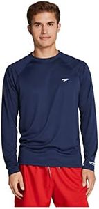 Speedo Men's UV Swim Shirt Easy Long Sleeve Regular Fit