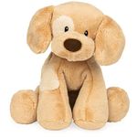 Baby GUND Spunky Barking Puppy Stuffed Animal Sound Toy, Animated Plush Sensory Toy with Sounds, for Babies and Newborns, Brown, 8”