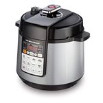 Hamilton-Beach 6 Qt. Multi-Function Pressure Cooker, Slow Cooker, Rice Cooker, Steamer, Saut, Egg Cooker and Warmer, 34500, Grey