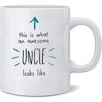 Uncle Gift for Uncle Mug for Uncle Brother Gift Brother Mug Uncle to Be Gift Soon to be Uncle Gift New Uncle Birthday Christmas Gift World's Best Uncle Coffee Mug Tea Cup White 11Oz