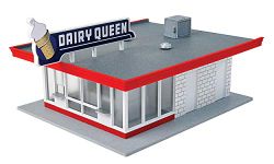 Walther Cornerstone Vintage Dairy Queen® Structure Kit, HO Scale