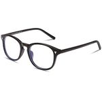 DUCO Oval PC Frame Blue Light Safety Glasses for Computer/Reading/TV/Games/Phones 5206