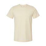 Bella USA Made Jersey V-Neck T-Shirt, Heather Soft Cream, L